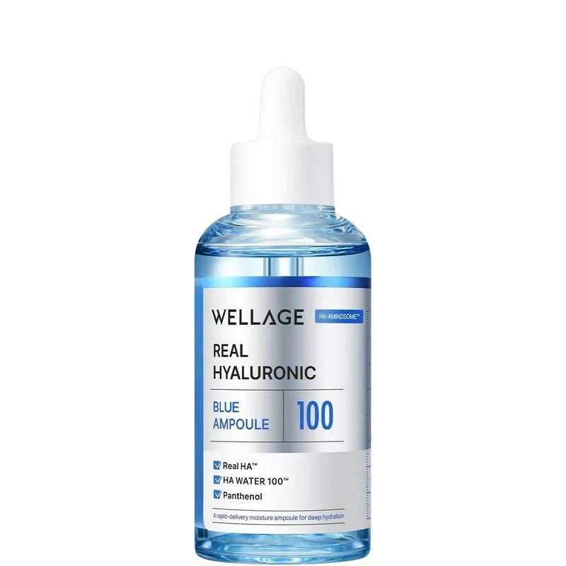 Real هیالوronic Blue 100 آمپول Wellage - پوستیتو
