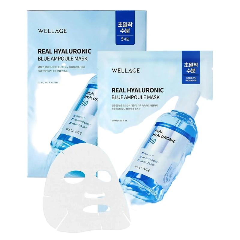 Real هیالوronic Blue آمپول Mask Wellage - پوستیتو