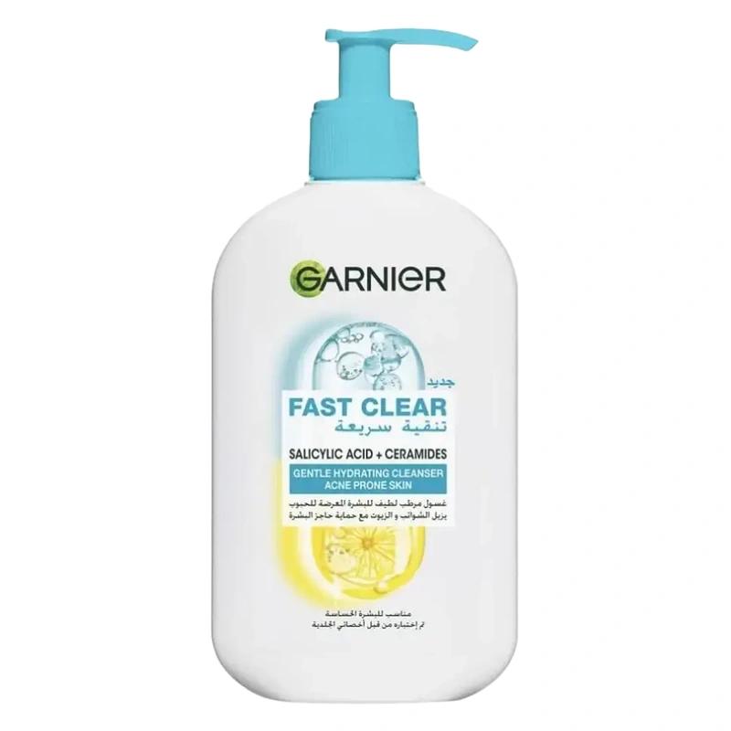 Fast Clear ملایم Hydrating پاککننده صورت گارنیر - پوستیتو