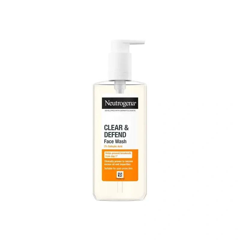 Clear & Defend 2 % اسید سالیسیلیک Face Wash نوتروژنا - پوستیتو