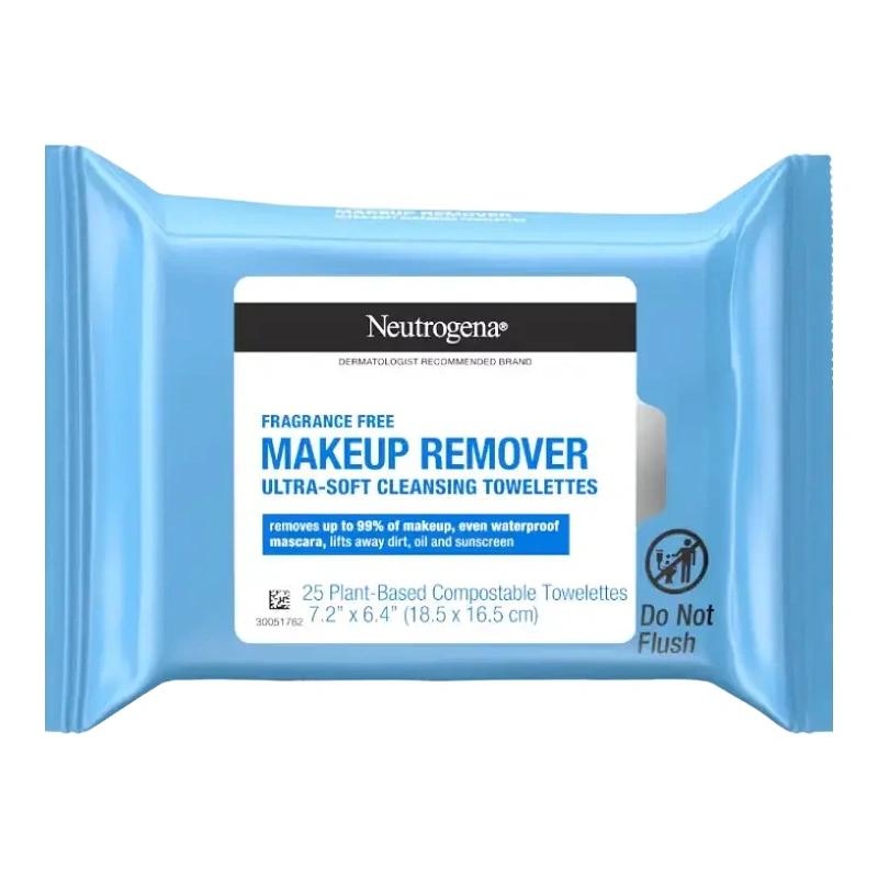 Fragrance-Free Makeup Remover پاککننده Wipes نوتروژنا - پوستیتو