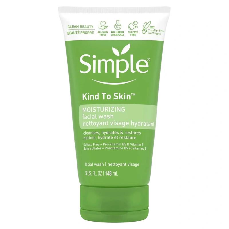 شوینده صورت مرطوب کننده ملایم برای پوست Simple Skincare - پوستیتو