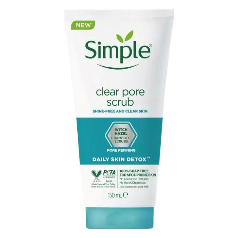 Daily Skin Detox منافذ Polishing Scrub Simple Skincare - پوستیتو