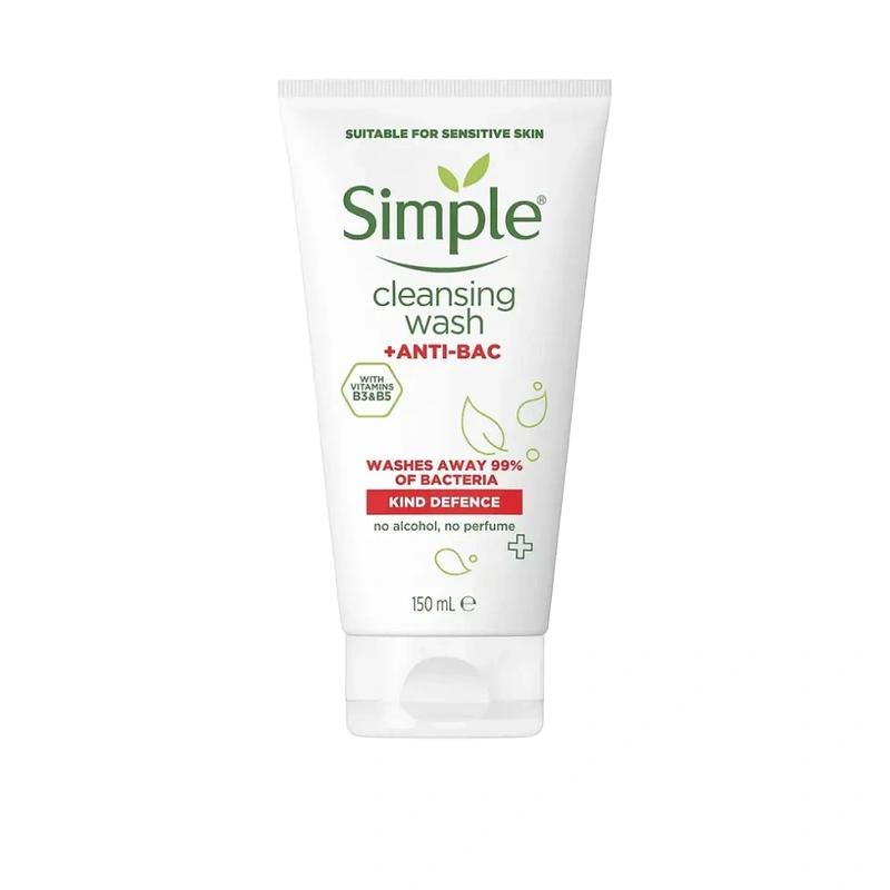 Kind Defence +Anti-Bac پاککننده Wash Simple Skincare - پوستیتو