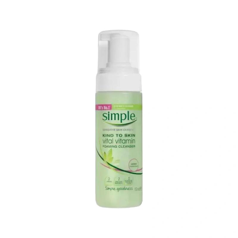 Kind to Skin Vital Vitamin فوم پاککننده صورت Simple Skincare - پوستیتو