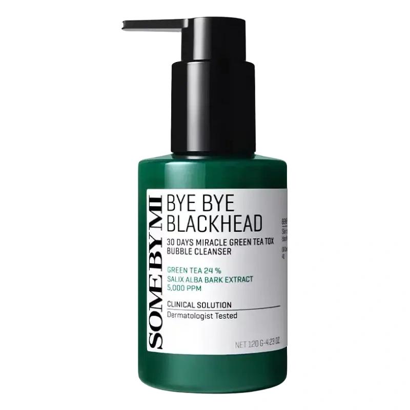 Bye Bye Blackhead 30 Days Miracle Green Tea Tox پاککننده صورت حبابی Some By Mi - پوستیتو