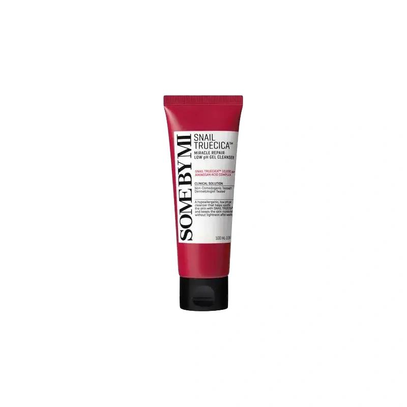 Snail Truecica Miracle Repair Low pH Gel پاککننده صورت Some By Mi - پوستیتو